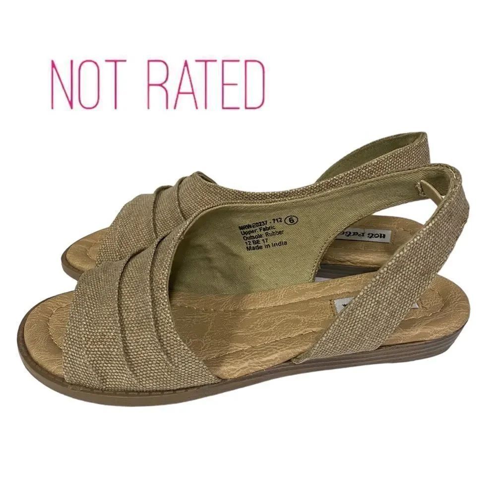 NEW in Box NOT RATED Shantelle Sand Women's Sandals 6 6.5 7 7.5 10